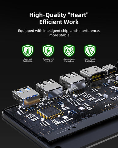 EasySMX 5-in-1 Hub Steam Deck Docking Station