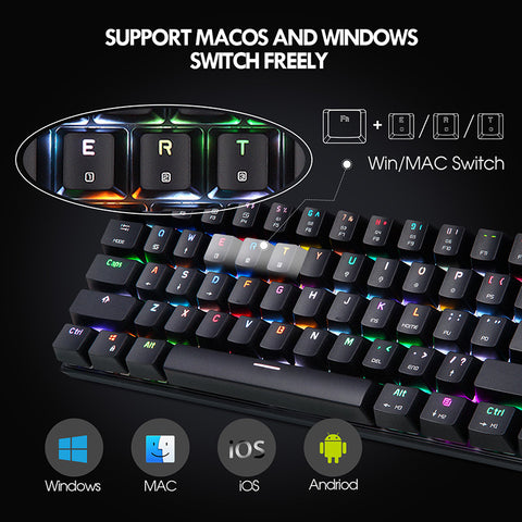 EasySMX CK62 Bluetooth Mechanical Gaming Keyboard