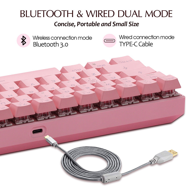 EasySMX CK62 Bluetooth Mechanical Gaming Keyboard