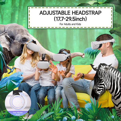 EasySMX Q20 VR Head Strap Accessory for Oculus Quest 2 with Adaptive Headrest