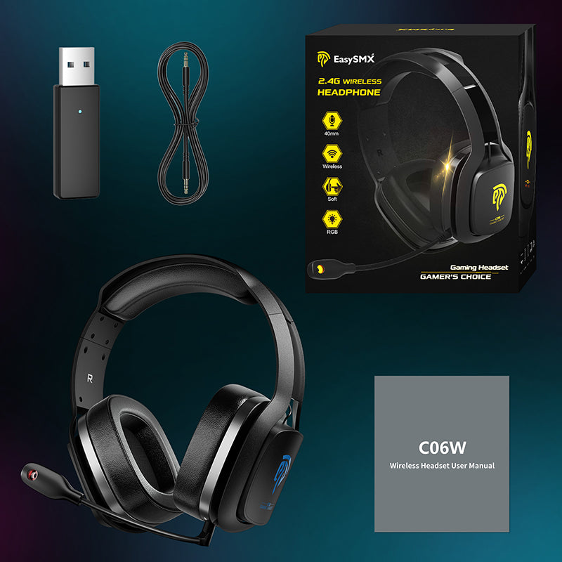 EasySMX C06W Wireless Gaming Headset