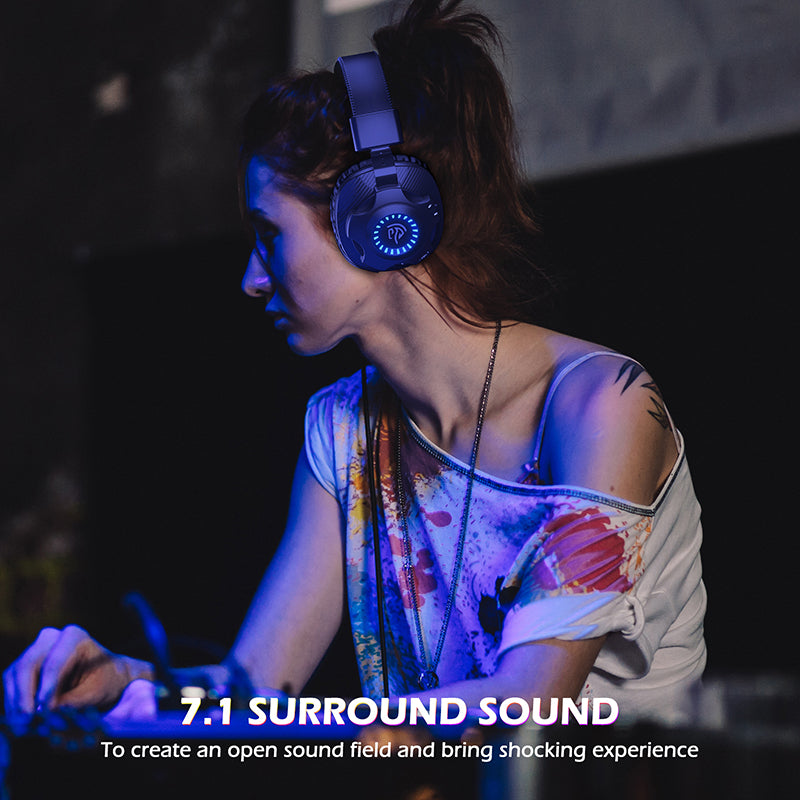 EasySMX V07W wireless gaming headset 7.1 surround sound