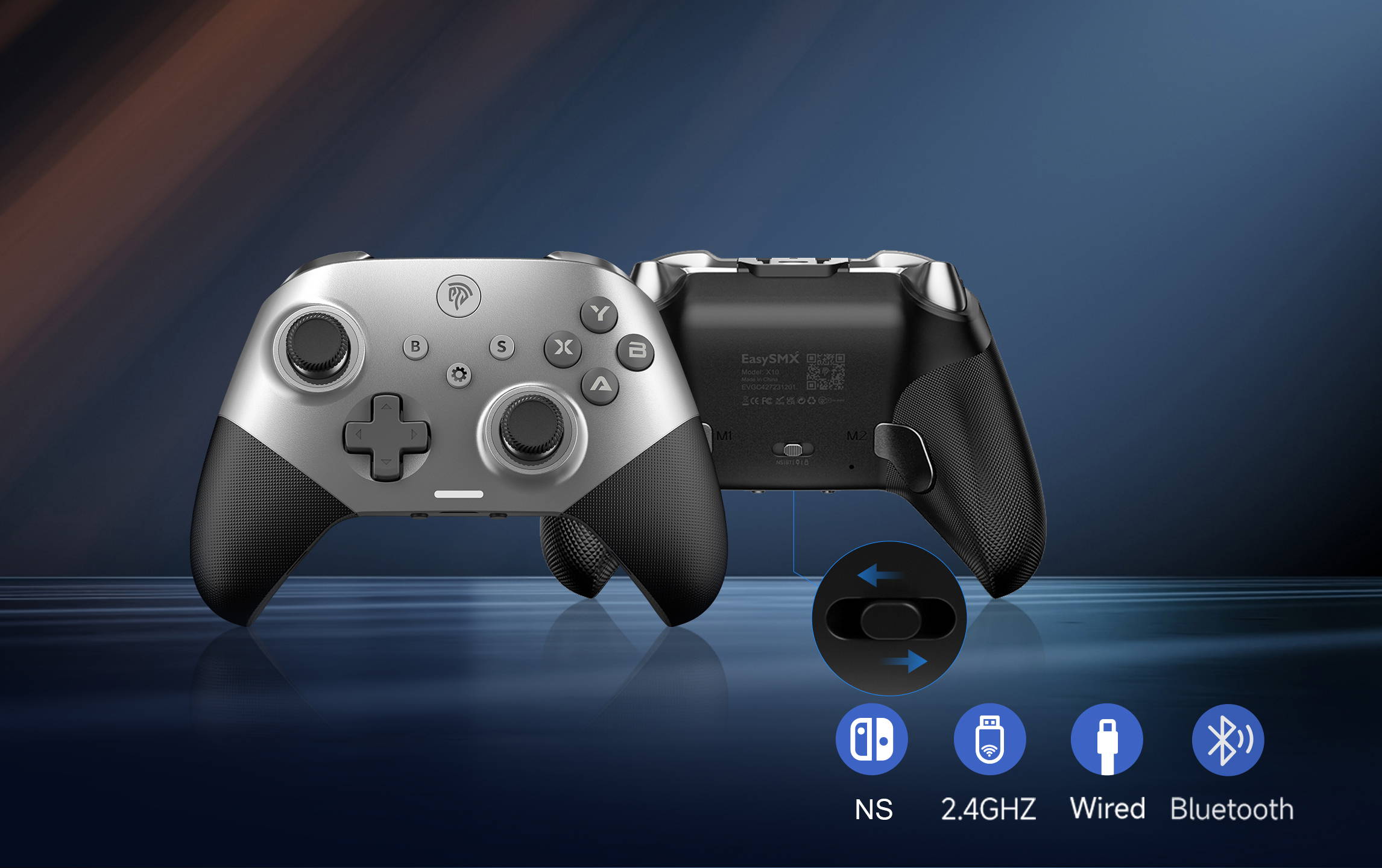 EasySMX X10 wired or wireless controller for pc