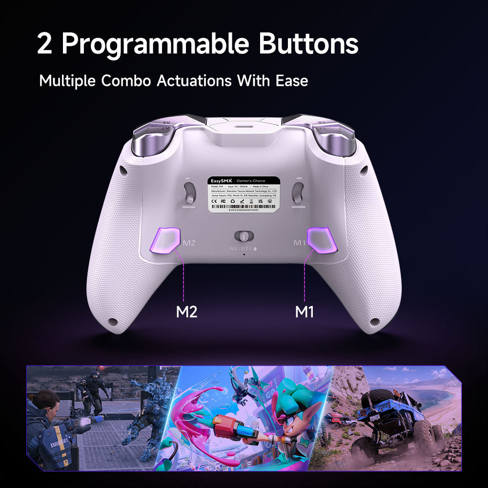 EasySMX D10 Controller Programmable Buttons